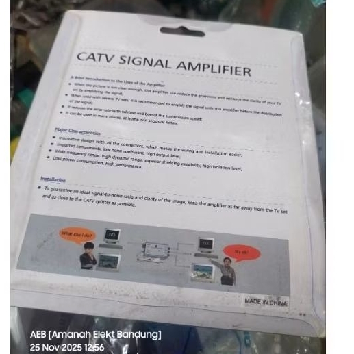catv signal Amplifier untuk 4tv pembagi antena tv antena 1 untuk 4 ruangan tv