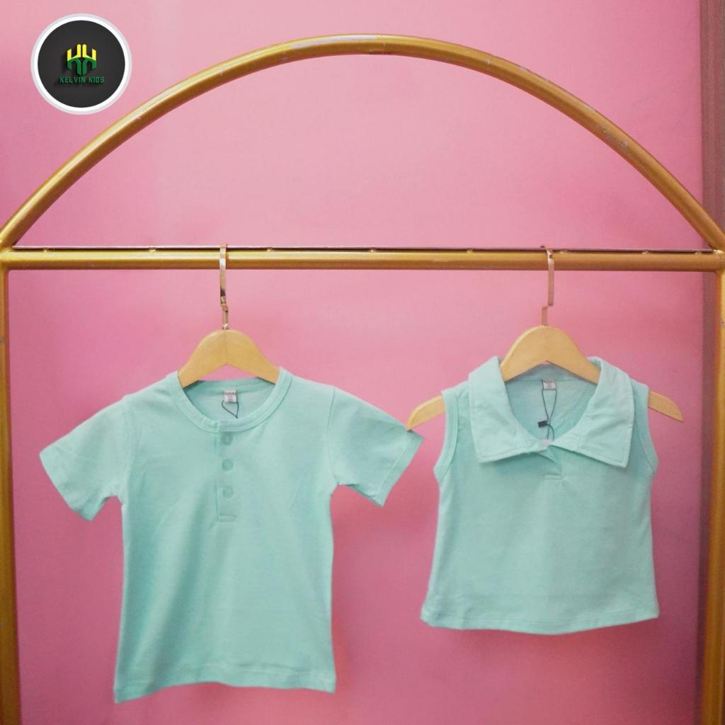 Baju Anak Kelvin Kids Pakaian Anak Couple Atasan kaos anak cewe cowo couple keren