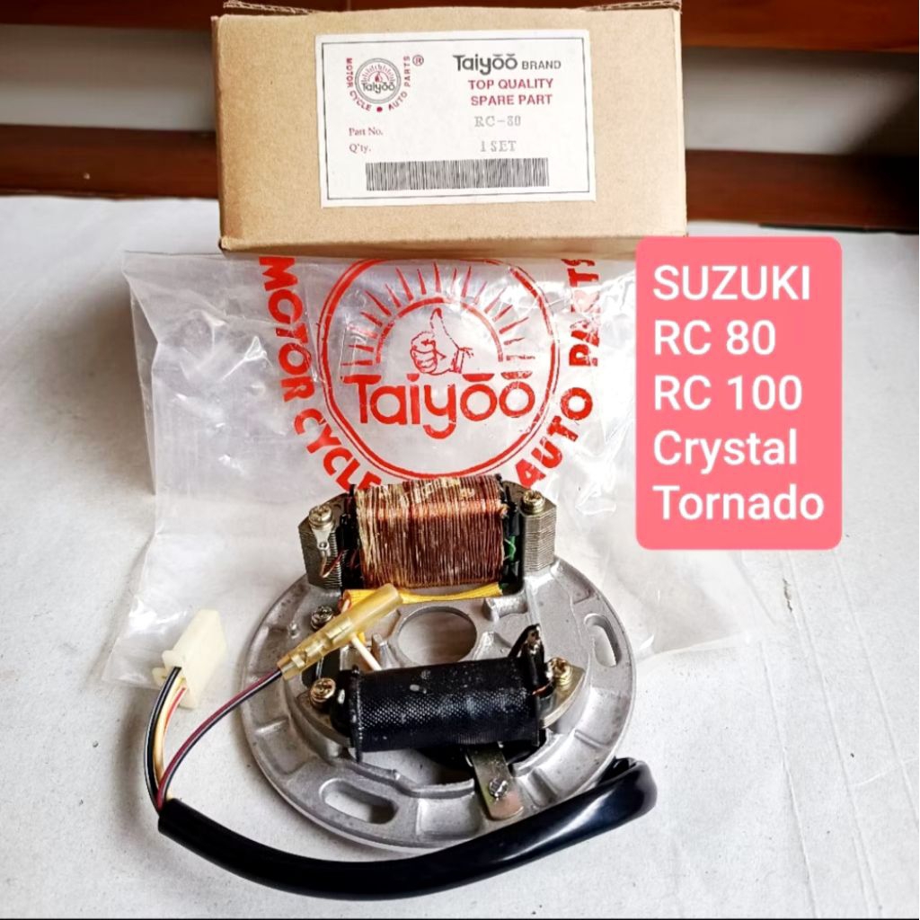 Spul plus piringan Suzuki RC 110 Crystal RC 100 RC 80 Sprynter Tornado