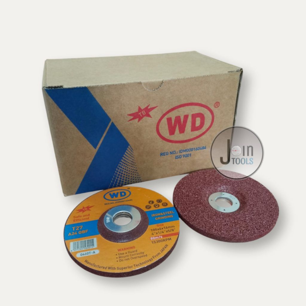 WD Poles 4" | Mata Gerinda Batu Poles 4" Merk WD 100% Original - Harga Per 1 Pcs