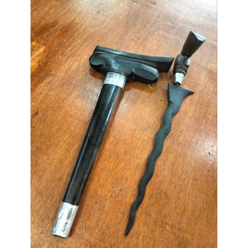 keris adat minang/keris pakaian adat minang/salut perak