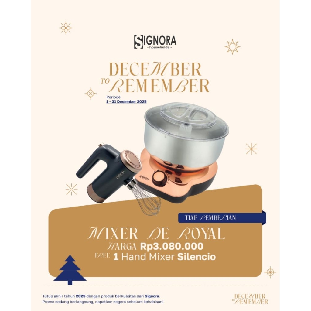 Mixer Signora DE ROYAL 5L Rosegold