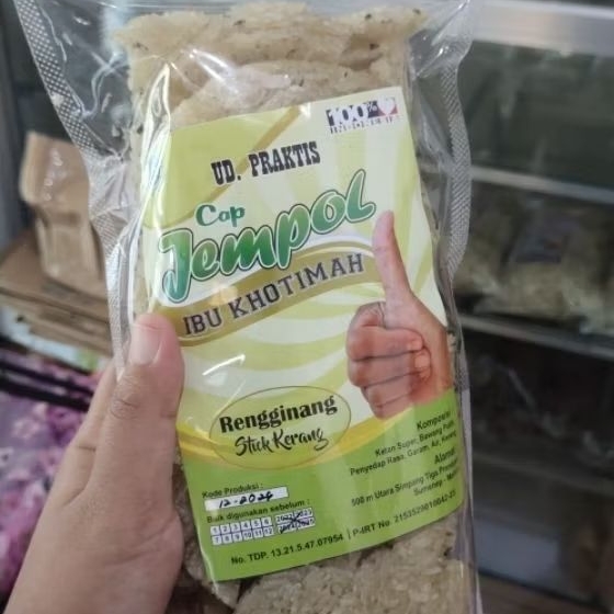 Rengginang Mentah Stick Kerang Cap Jempol Asli Madura