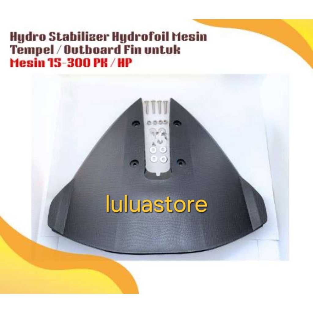 Hydrofoil Stabilizer Hydrofoil Mesin Tempel/ Outboard Fin untuk mesin 15-300 PK/ HP