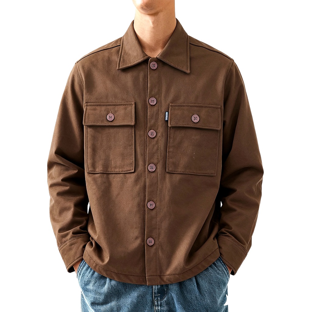 Skullend Shacket Jaket Pria Wanita Jaket Fleece Original Premium