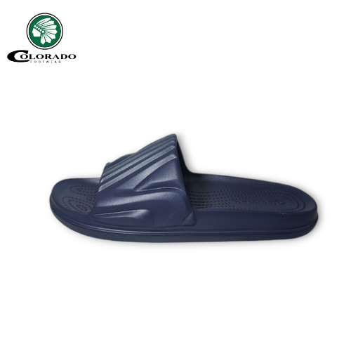 Terbaru Sandal Selop Pria Wanita Barnett Colorado Zara - Navy