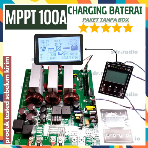 Charging Battery SCC MPPT rating 100a 100 amper rack mount mppt solar charging 100A Casing MPPT Loka