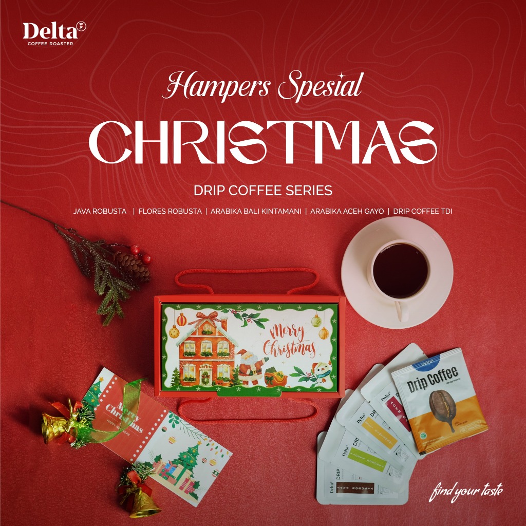 Hampers Spesial Christmas, Drip Coffee Series by Delta Coffee Roaster