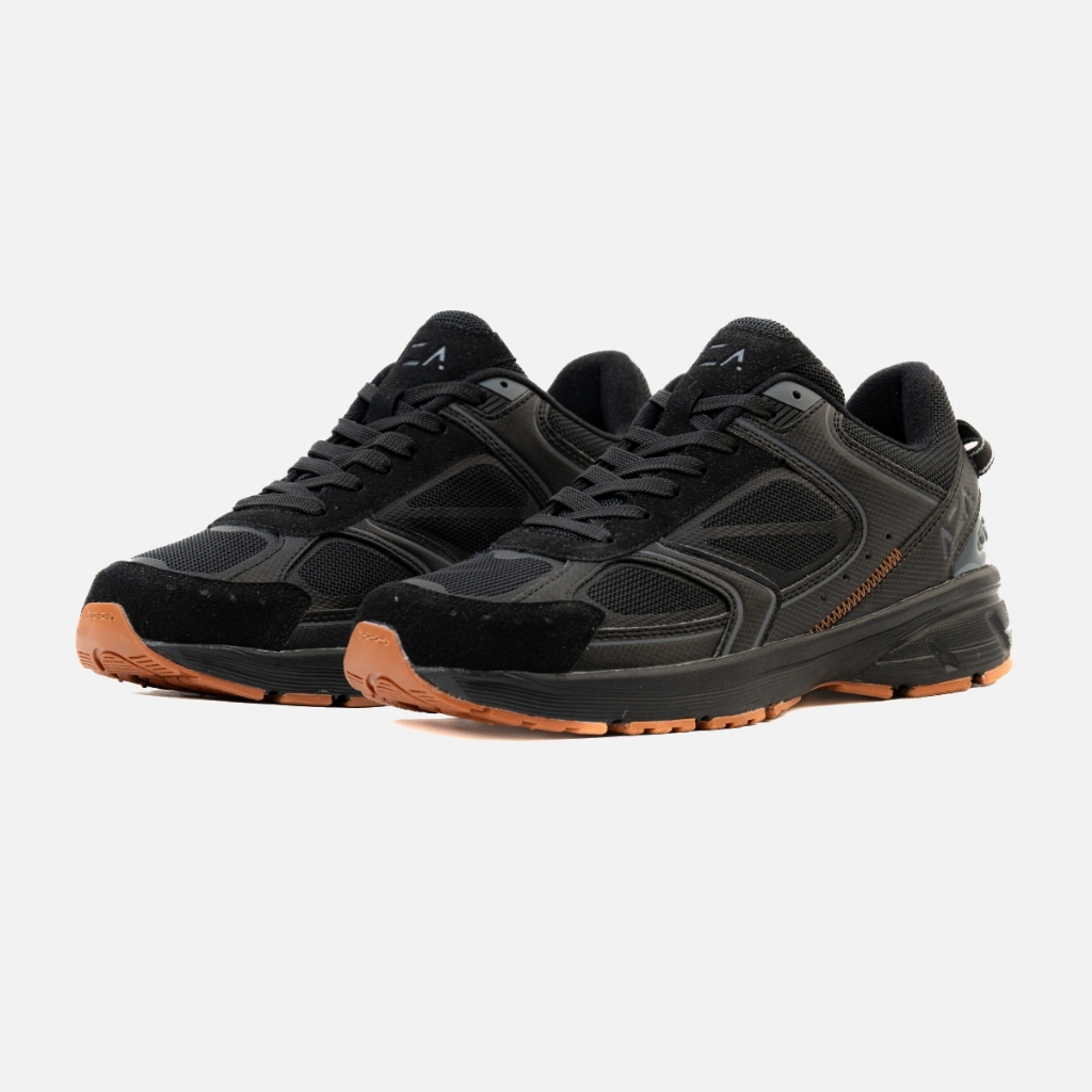 AZA Neo Classic Academic Shoes Black - Sepatu Sneakers Casual Hitam Pria Wanita