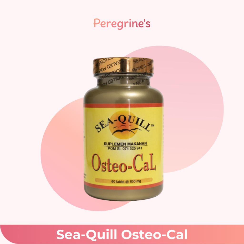 SeaQuill Osteo Cal Isi 60 Tablet / Sea Quill Osteo Cal / Vitamin Tinggi Kalsium / Kesehatan Tulang /