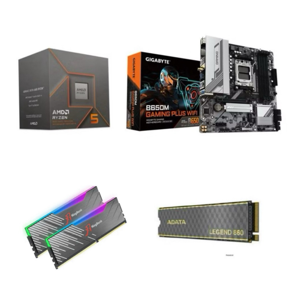 Paket Processor Gaming AMD Ryzen 5 8600G Box RAM DDR5 32GB