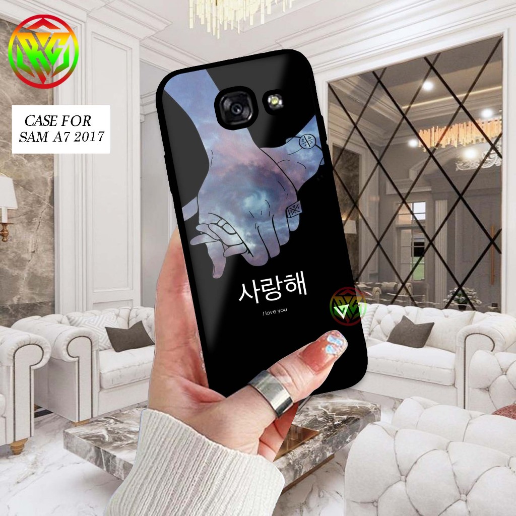 Case Hp Samsung A7 2017 - Softcase Glossy Kilau For Samsung A7 2017 - Case Full Cover Motif Terbaru 