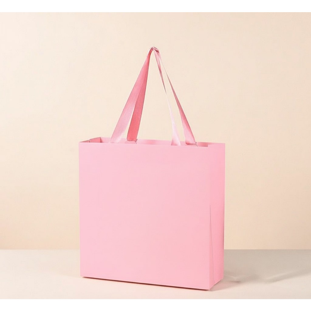 BagusBag Paper Bag Premium Pink Tebal Anti Sobek | Tas Kertas Kado Hampers Souvenir Goodie Bag