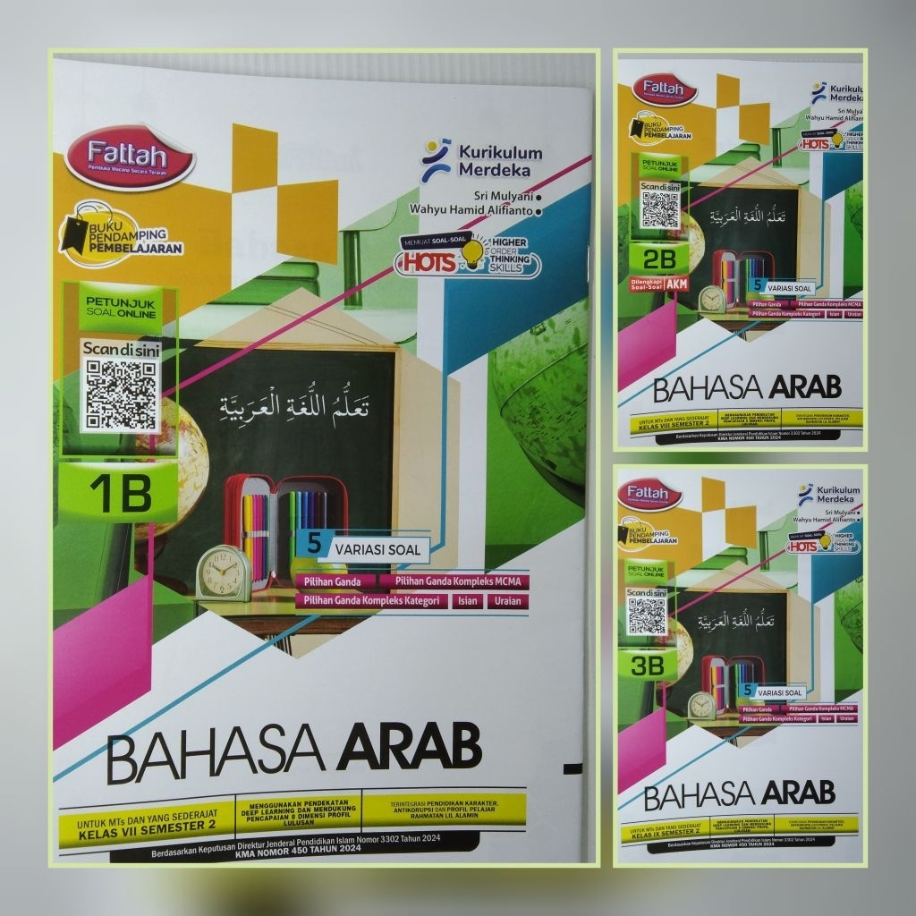 LKS SMP MTS BAHASA ARAB KELAS 7 8 9 SEMESTER 2 KURIKULUM MERDEKA