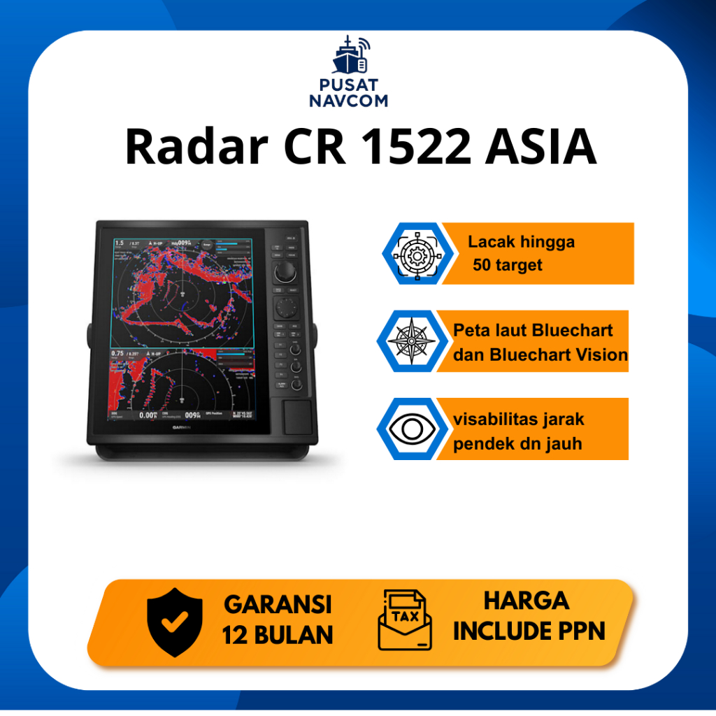 Garmin Radar CR 1522 Asia Display Unit Only
