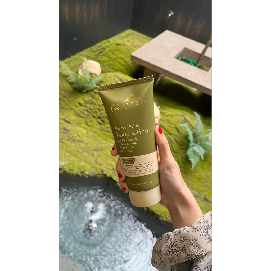RAHAF FOREVER BRIDE BODY LOTION with Niacinamide Alpha Arbutin Collagen