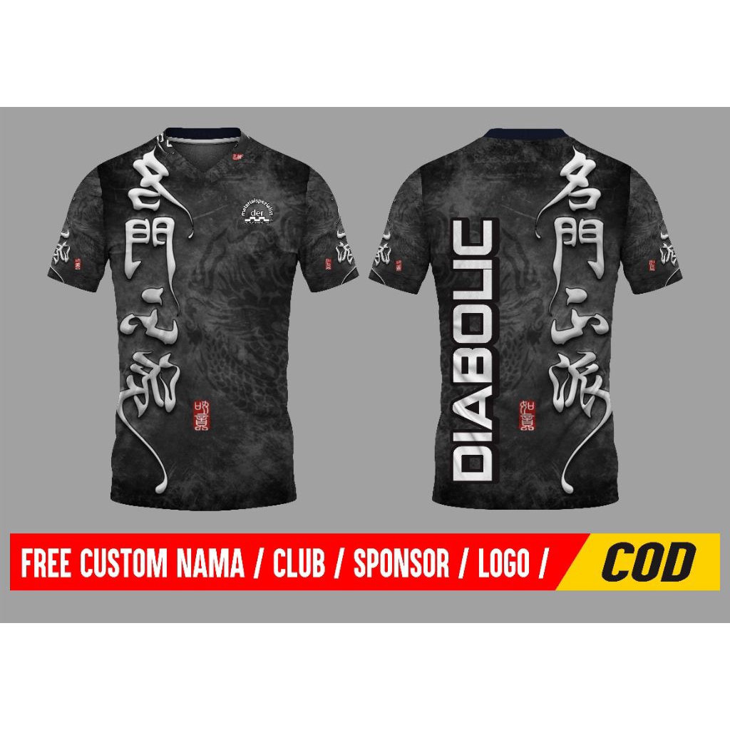 KAOS JERSEY PINGPONG DIABOLIC