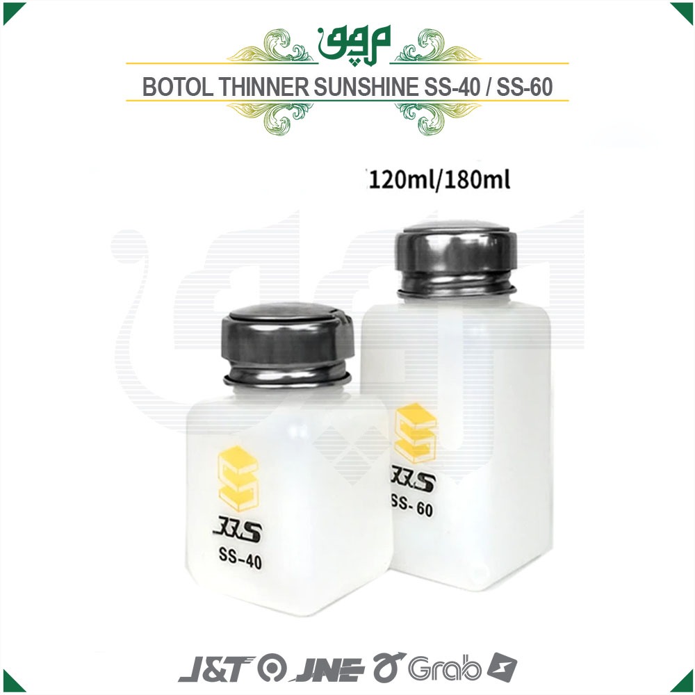 Botol Thinner Sunshine SS-60 / Botol Thinner Sunshine SS-40 / Tempat Thinner / Wadah Thinner / Tempa