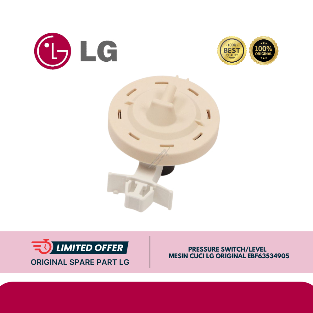 PRESSURE SWITCH/LEVEL KETINGGIAN AIR MESIN CUCI LG ORIGINAL EBF63534905