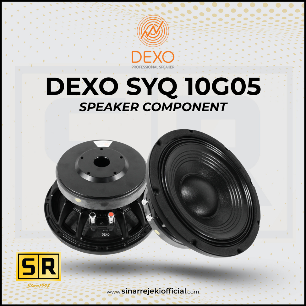 Speaker Component DEXO SYQ 10G05 10 Inch / Speker komponen DEXO 10 Inci