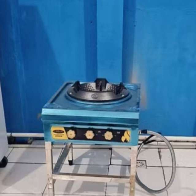 Kompor Gas Kwali Range 1 Tungku merk Crown KS-01 Crown Horeca Gas Kwali Range Crown