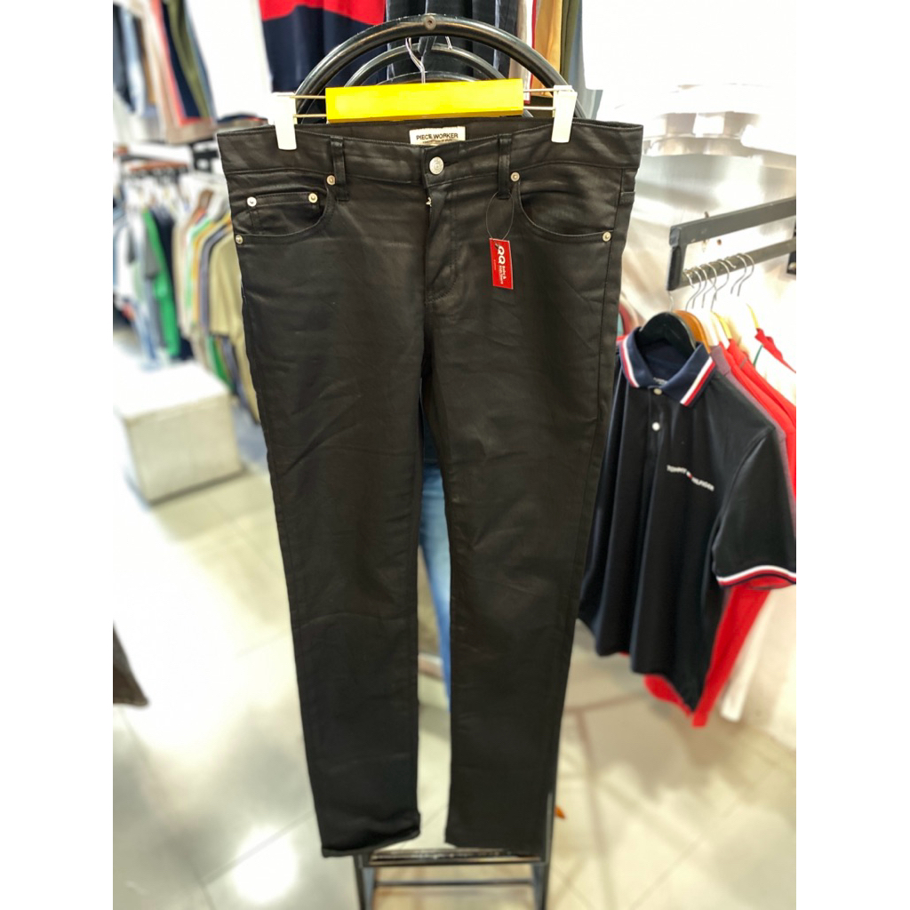 Celana Jeans Piece Worker Hitam Pria