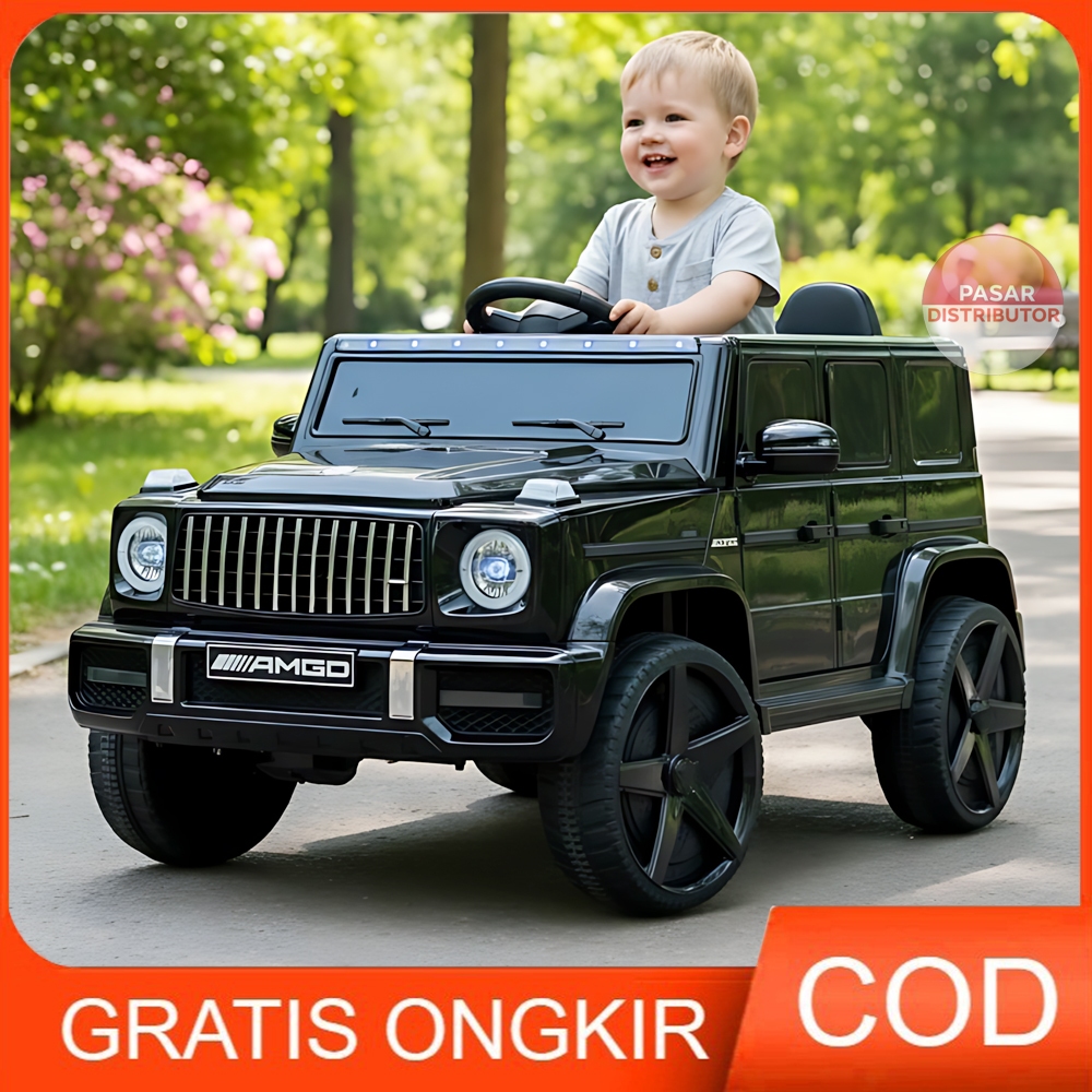 Pasar Distributor KM-2023XGDH MOBIL AMGQ Mainan Mobil Aki Anak Mobil Listrik Musik LED Bluetooth
