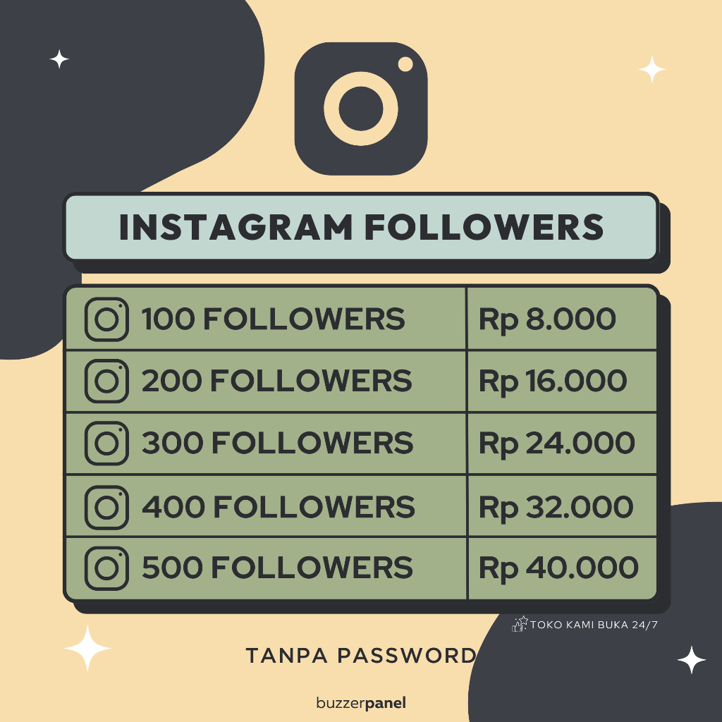 Follower IG Real Aktif Worldwide Permanen Jasa Tambah Pengikut Instagram Murah Bukan Akun Indonesia 