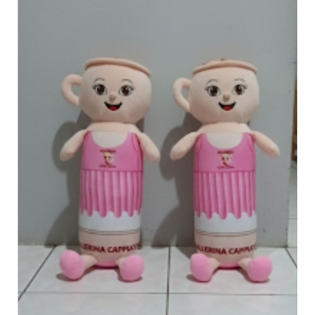 guling boneka anomali balerina cappucino bantal guling karakter