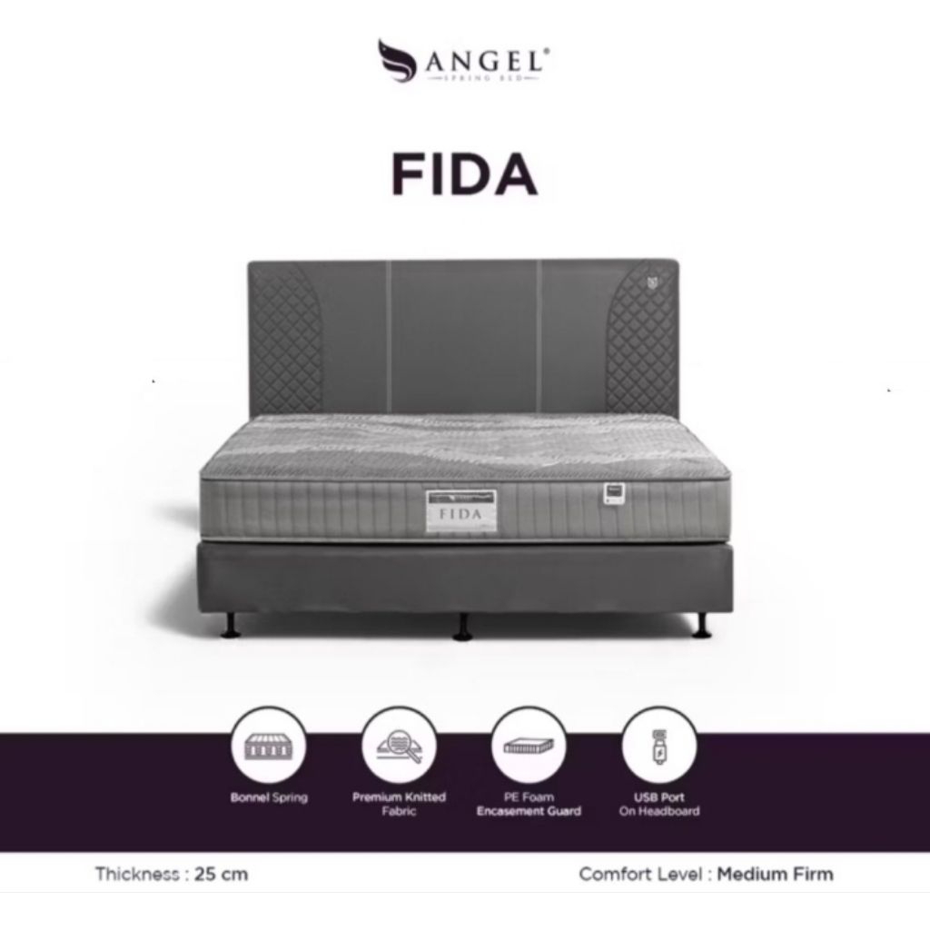 Springbed angel fida xtra terbaru 6kaki 5 kaki