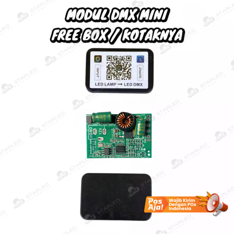 MODUL LED DMX MINI PCB MODUL ALIS LED KOLONG RGB