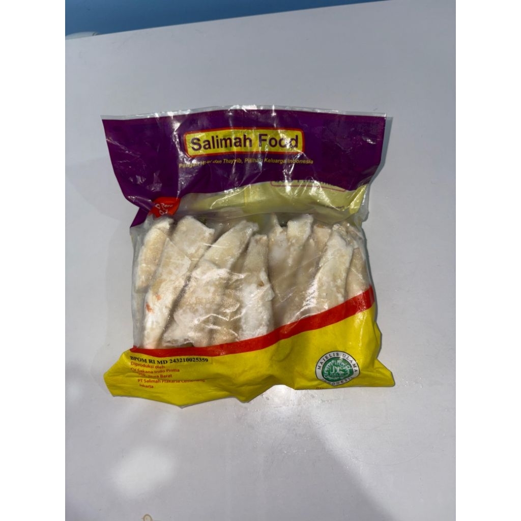 Keong Mas Salimah Food Frozen Pangsit Kulit ikan 500 gram