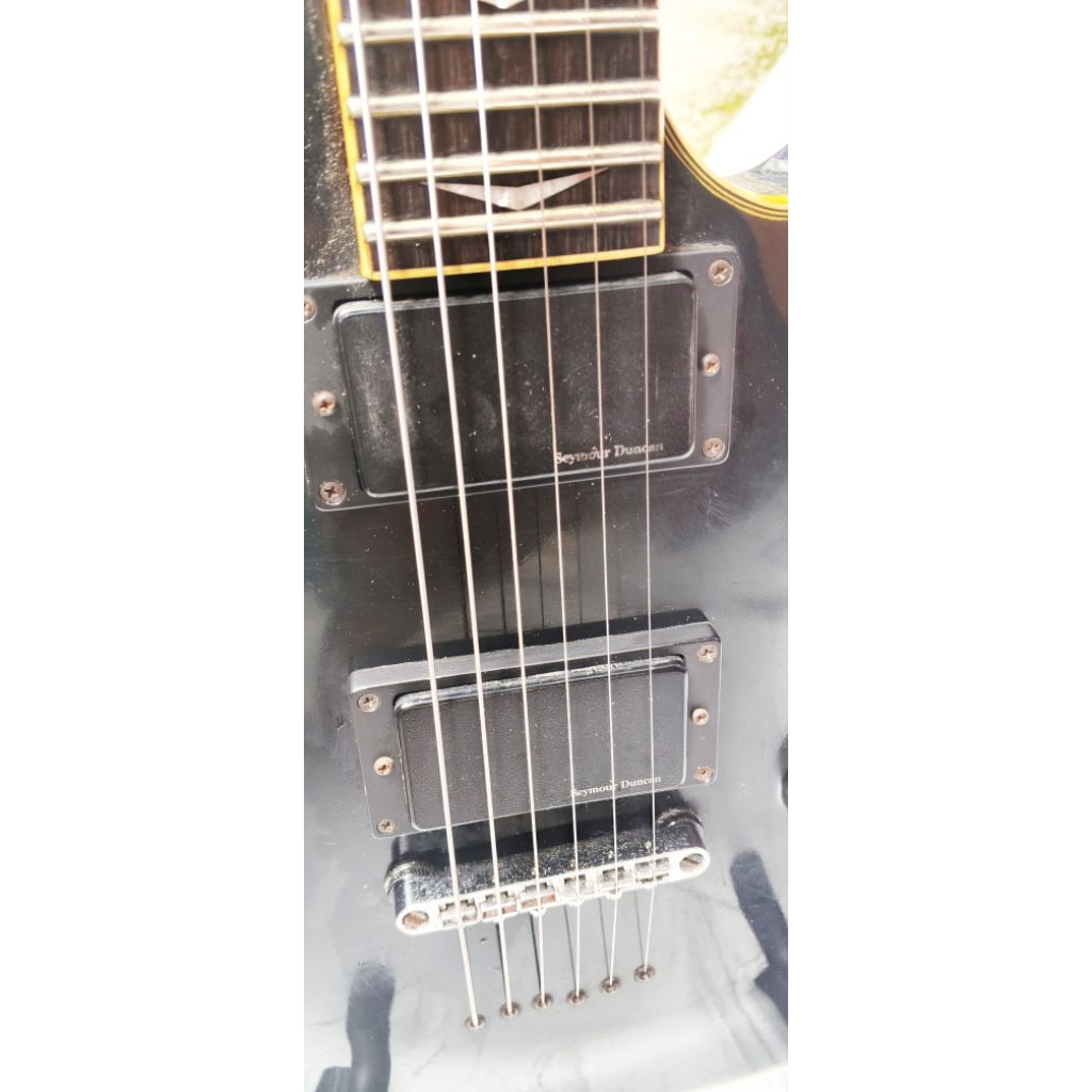 gitar shecter pickup symour duncan blackout