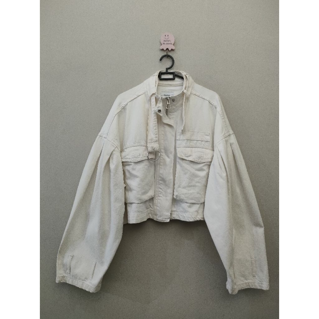 Croped Denim Jacket Bershka