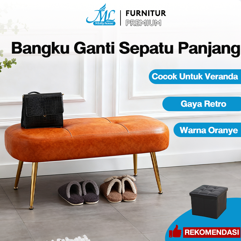 Sofa Puff Bench / Stool Sofa / Stool Panjang Minimalis Bahan Kursi - Sofa Murah Stool Panjang