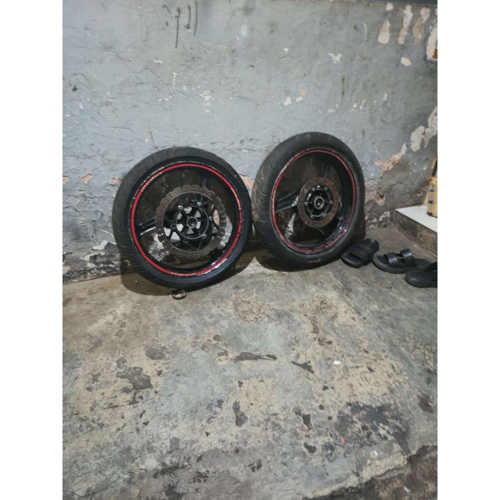velg ninja rr new set ban