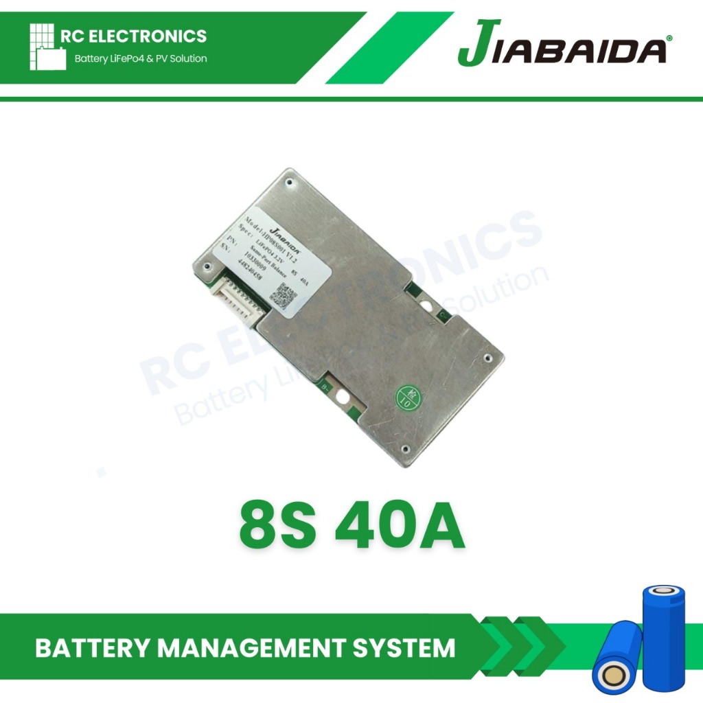 BMS 8S 24V 40A Lifepo4