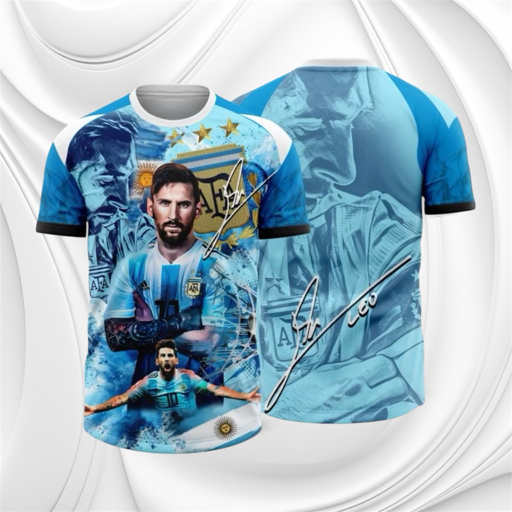 jersey argentina spesial edition messi terbaru
