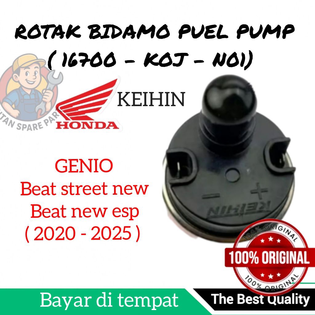 Rotak bidamo fuel pump genio original motor honda beat street beat new 2020-2022