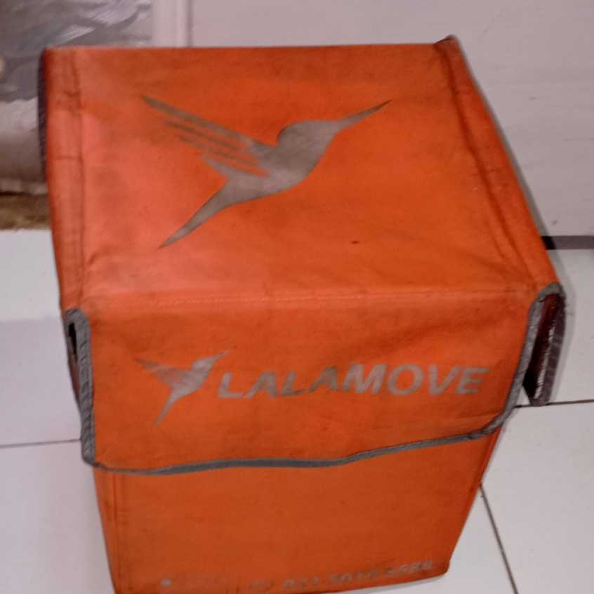 Preloved Tas Pengiriman Termal Lalamove Lalabag 40x40x47cm | Box Pengiriman | Tas Kurir Lalamove