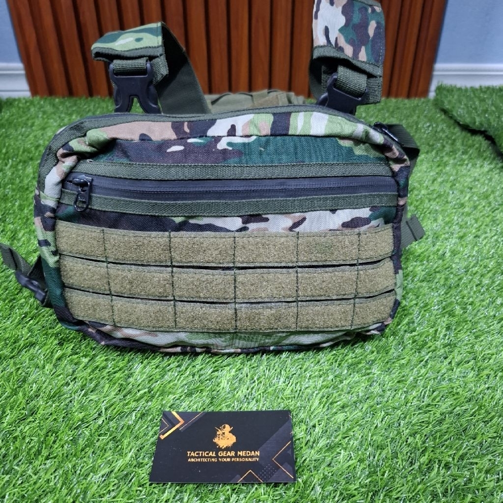 tas dada chest bag army tactical loreng TNI