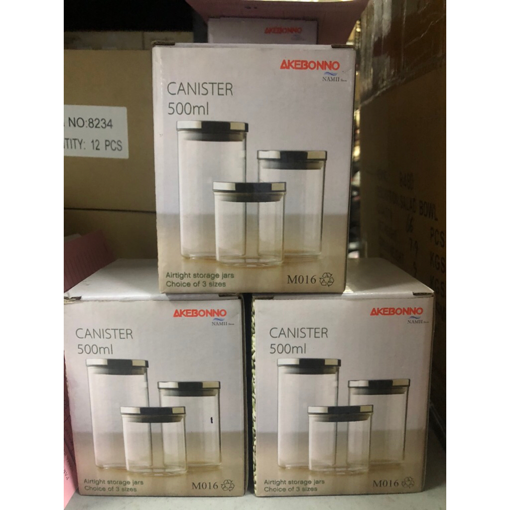 Canister Akebonno 500ml / Toples 500 ml Akebonno