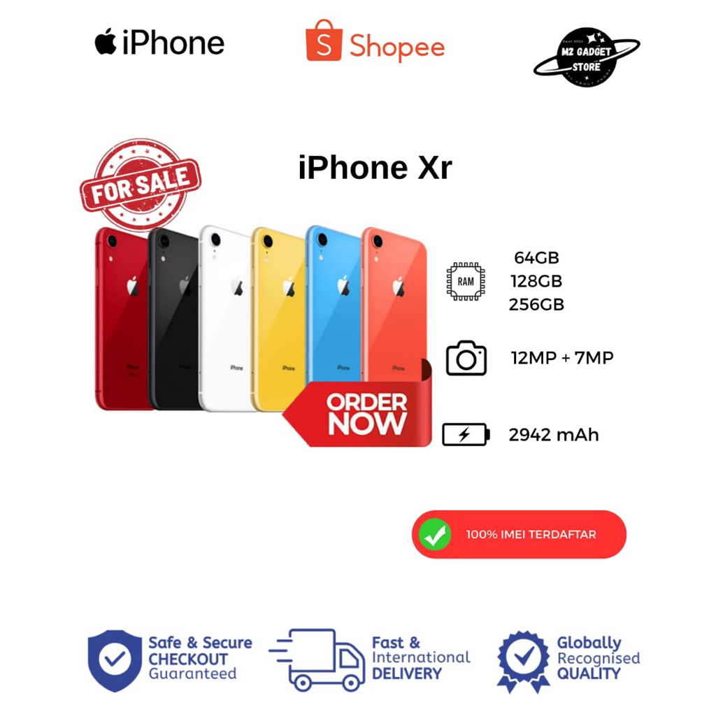 iPhone Xr 64GB | 128GB | 256GB Second iBox