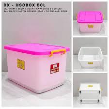 Container Kontainer Box CB- 50 Liter PUTIH SL Plastic