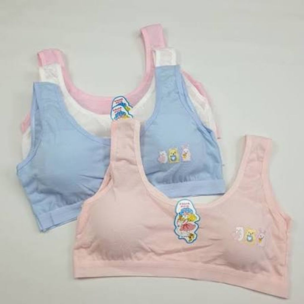 PAKET ISI 6 PCS Miniset Premium Bra Anak Remaja Tanpa Busa/ Miniset Anak SD, SMP Remaja