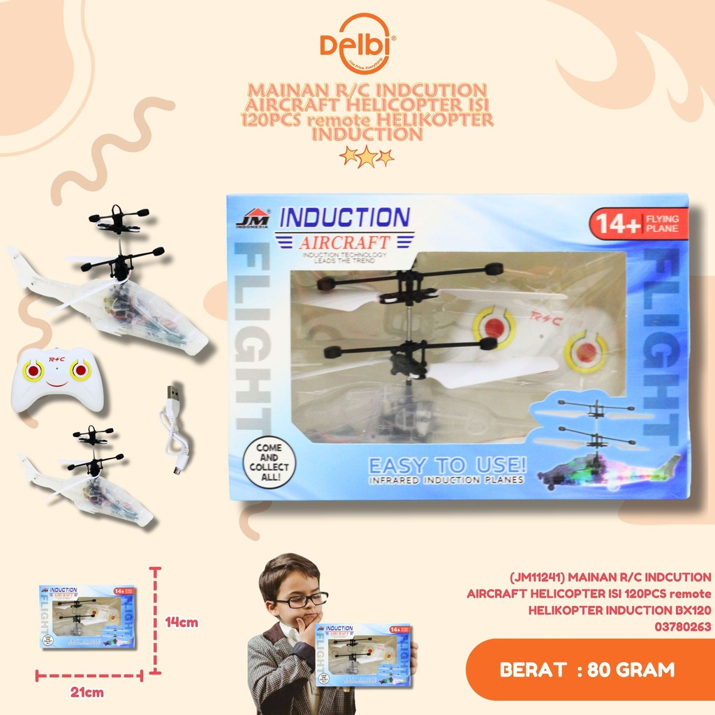 (JM11241) MAINAN R/C INDCUTION AIRCRAFT HELICOPTER ISI 120PCS remote HELIKOPTER INDUCTION