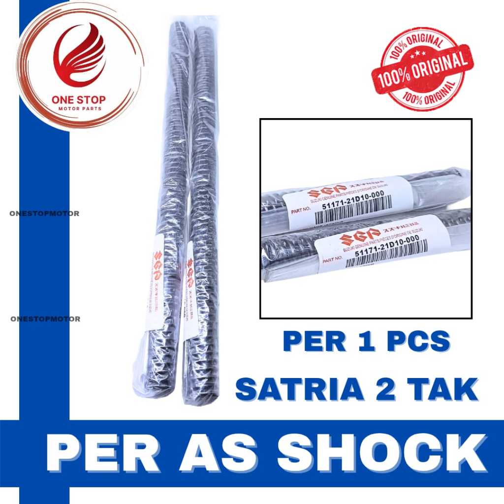 per as shock depan satria 2 tak hiu lumba 21D Asli original SGP