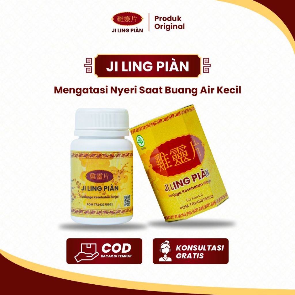 Ji Ling Pian Herbal Kapsul Nyeri Saluran Kemih