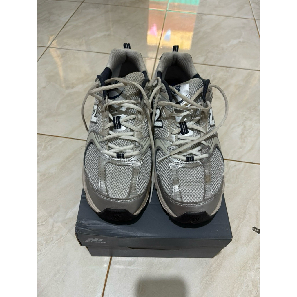 SEPATU NB 530 STEEL GREY ORIGINAL SECOND