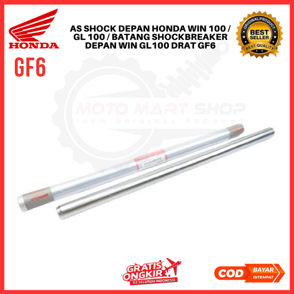 As Shock Depan Honda Win 100 / GL 100 / Shockbreaker Depan Win GL100 Drat Ori - GF6